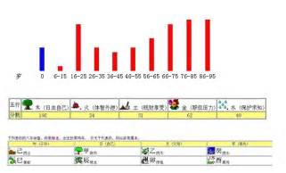 八字人生起伏圖